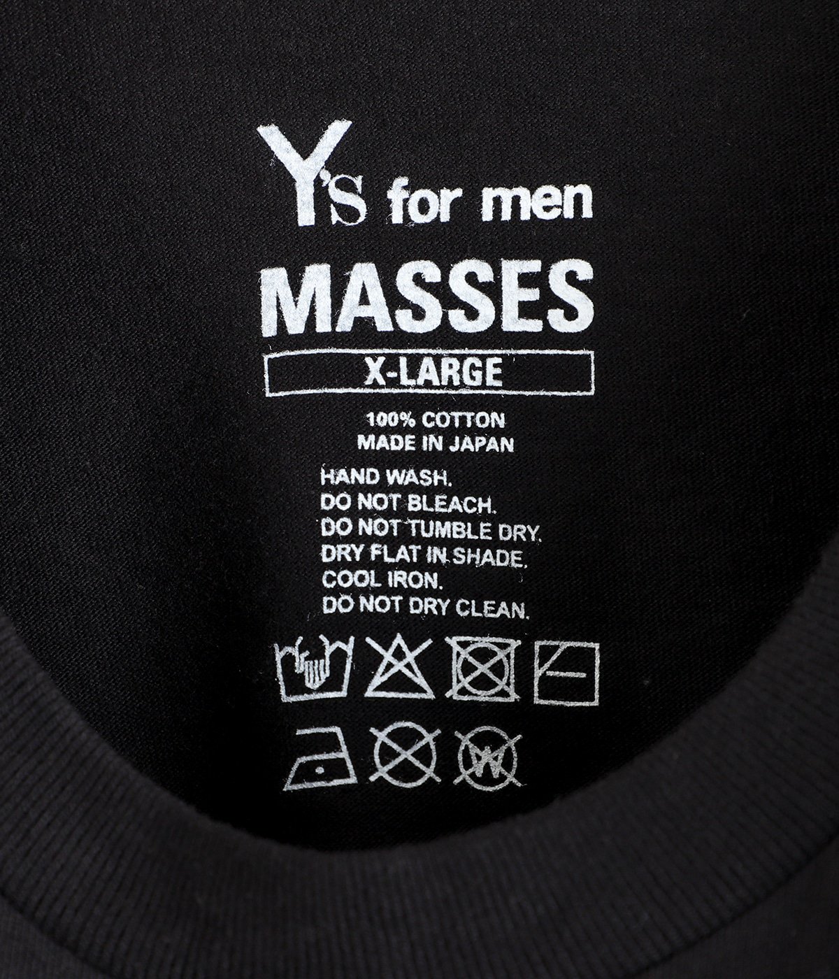 Y's for men ROUND NECK SHORT SLEEVE TC | MASSES(マシス) / トップス
