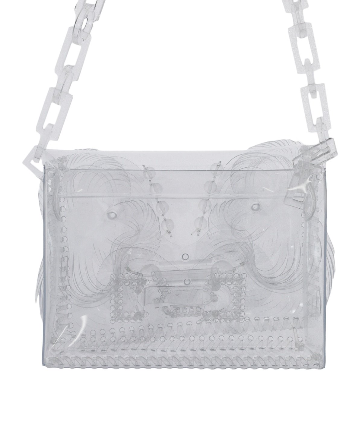 【レディース】Transparent Sculptural Mini Chain Bag