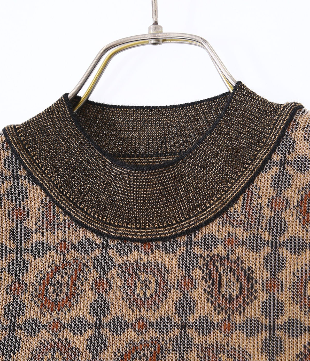 【レディース】Paisley Jacquard Knitted Vest