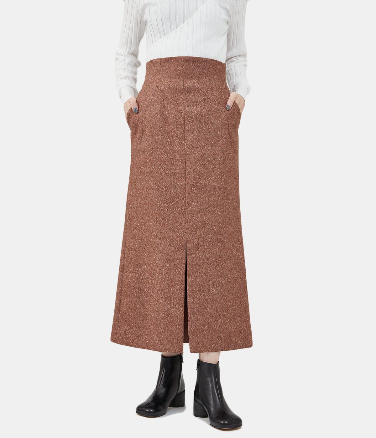 レディース】Melange Flannel Skirt | Mame Kurogouchi(マメ 
