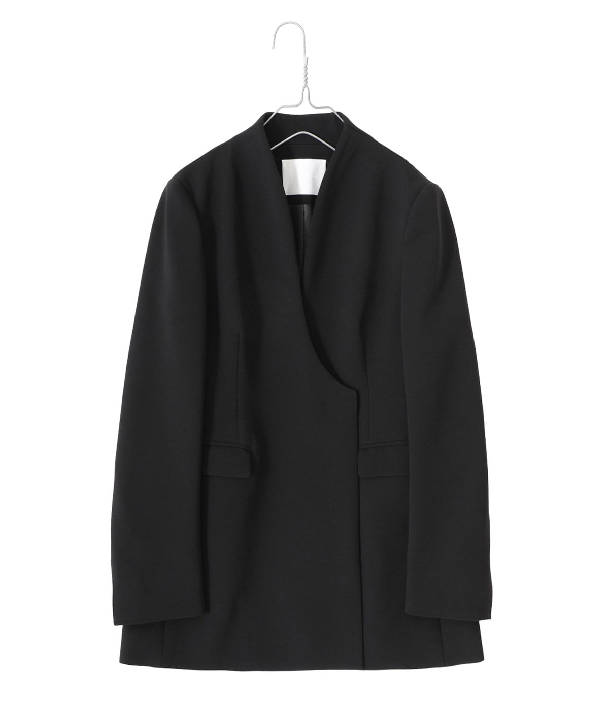 レディース】Collarless Double Breasted Suit Jacket Mame Kurogouchi(マメ クロゴウチ)  アウター スーツ・テーラードジャケット (レディース)の通販 ARKnets(アークネッツ) 公式通販 【正規取扱店】