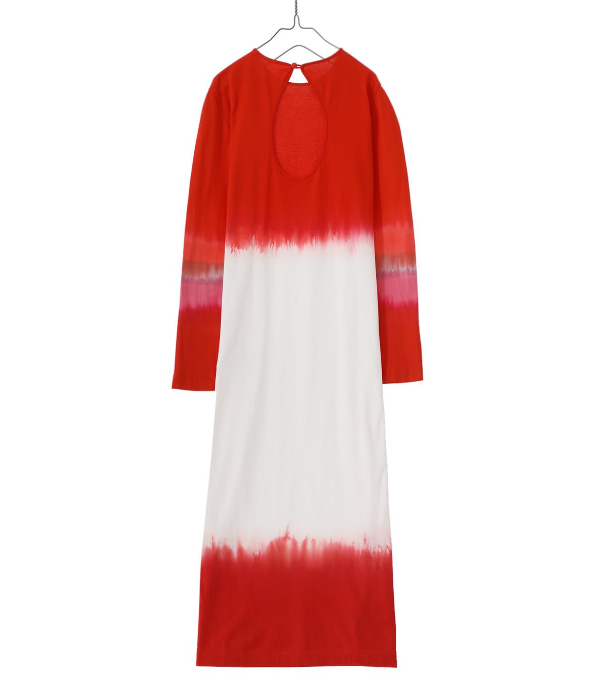 Shibori Tie-Dyed Cotton Jersey Dress マメ - ロングワンピース