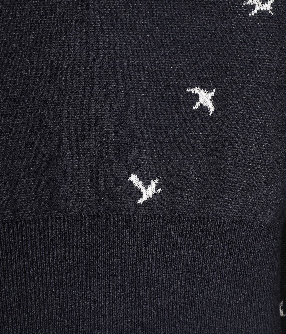 レディース】Crane Pattern Jacquard Knitted Cardigan | Mame