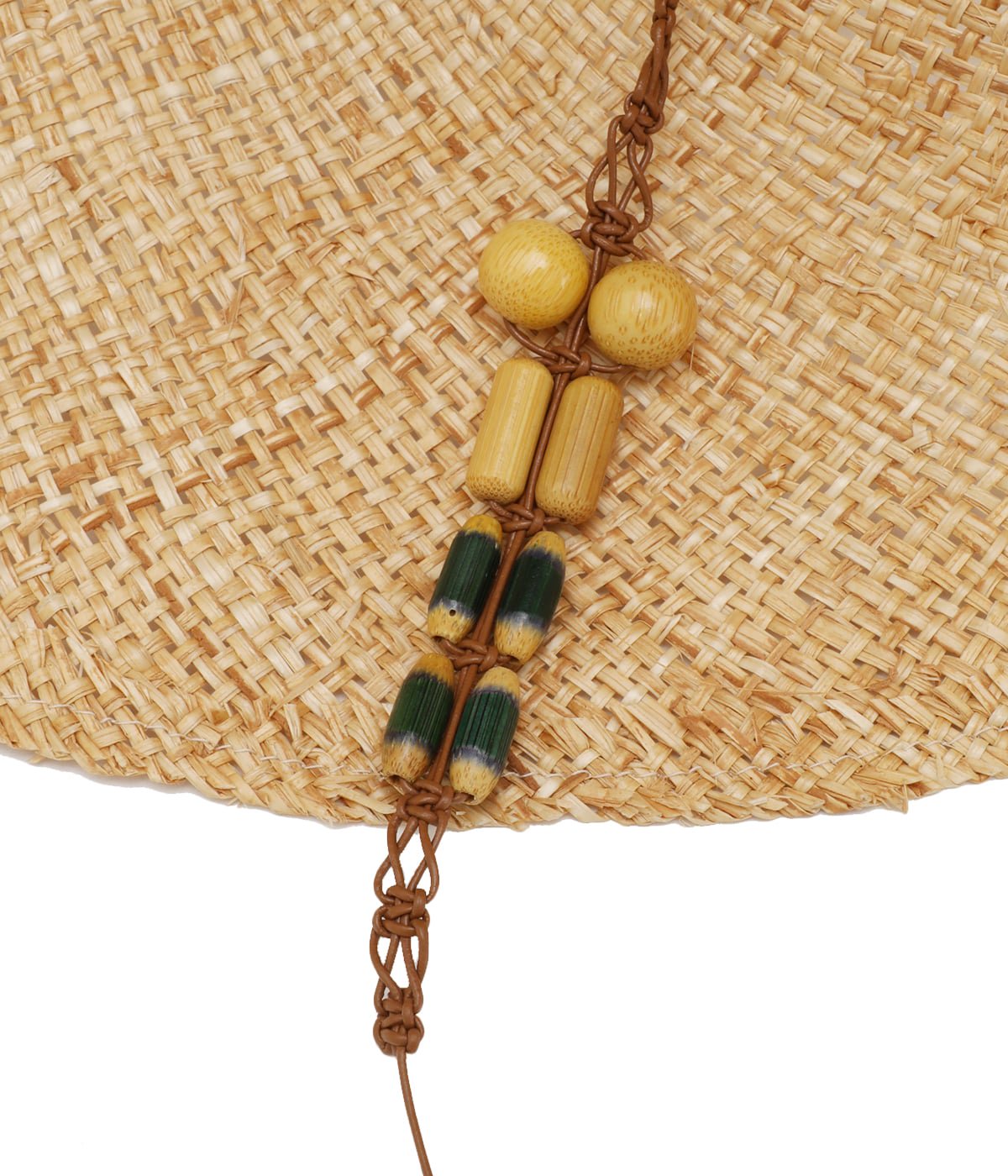 レディース】Wide Brim Bao Hat with Bamboo Beaded Cords | Mame ...
