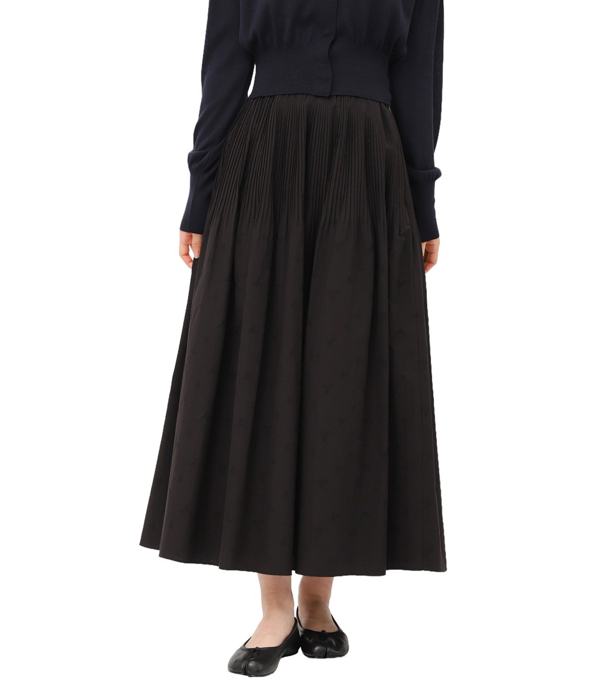 レディース】Floral Jacquard Cotton Pleated Skirt | Mame Kurogouchi(マメ クロゴウチ) /  ワンピース・スカート スカート (レディース)の通販 - ARKnets(アークネッツ) 公式通販 【正規取扱店】