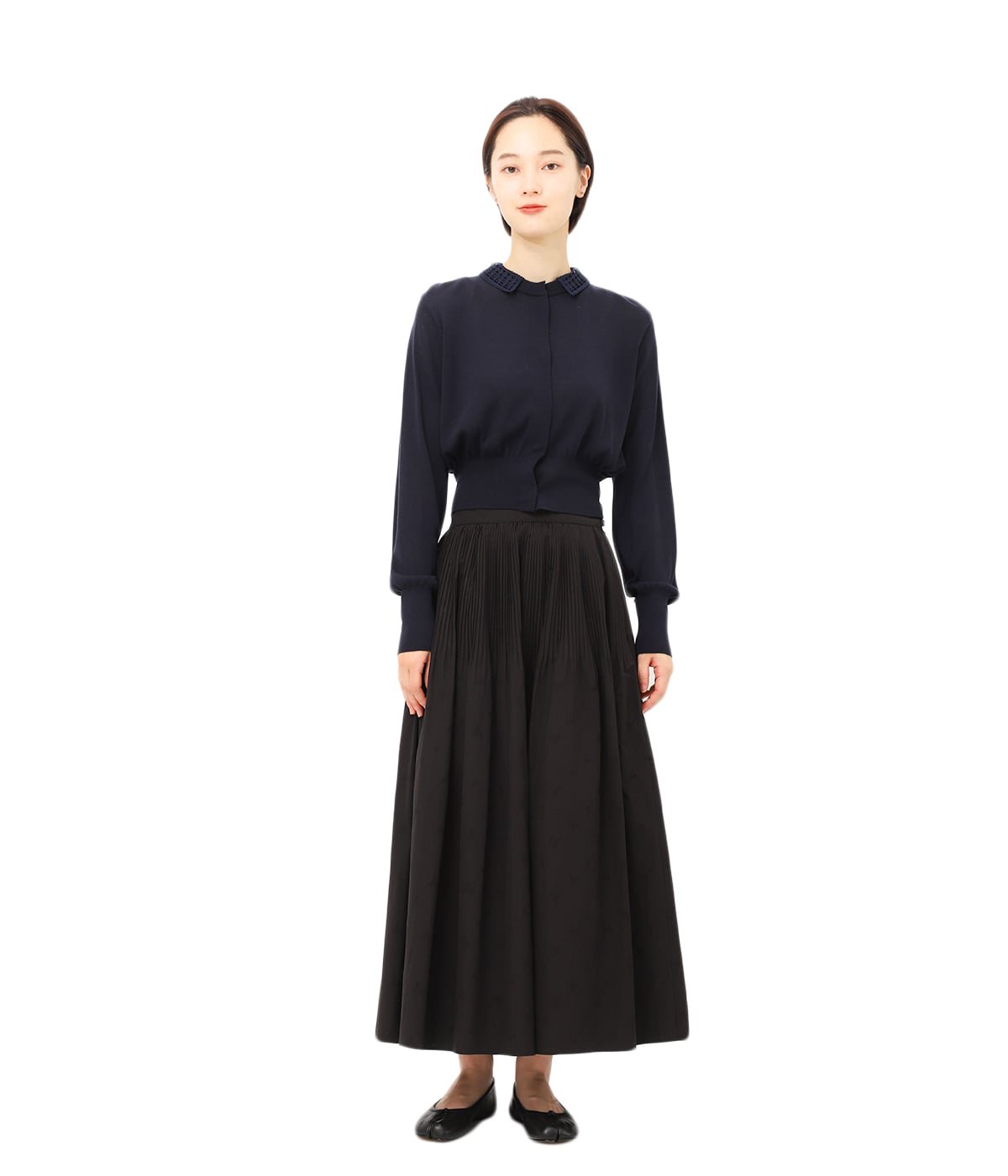 レディース】Floral Jacquard Cotton Pleated Skirt | Mame Kurogouchi(マメ クロゴウチ) /  ワンピース・スカート スカート (レディース)の通販 - ARKnets 公式通販