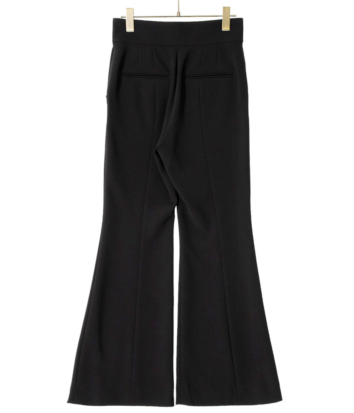 【レディース】Triacetate Polyester Flared Trousers