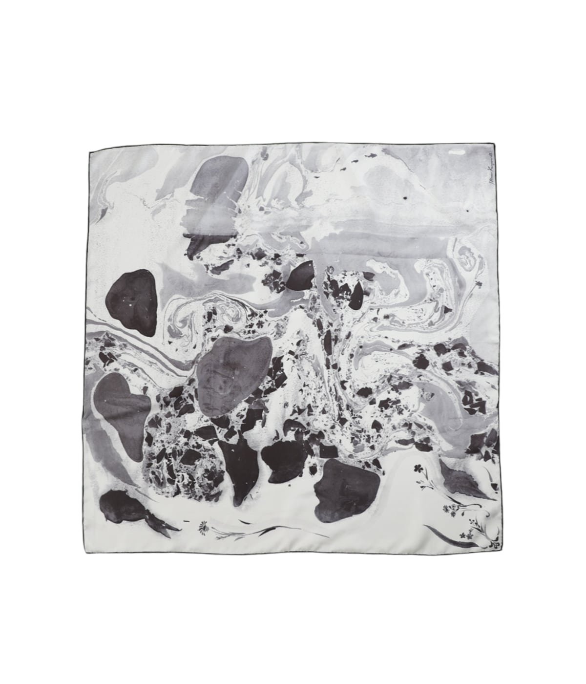 小物 mame kurogouchi 25fw HandPrintedScarf mame kurogouchi 25fw HandPrintedScarf - メルカリ