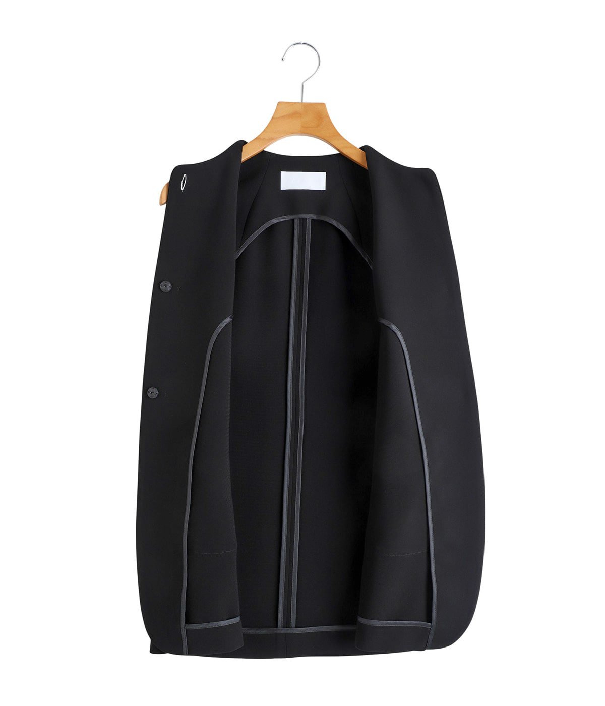 レディース】Acetate Polyester Embroidered Buttonholes Vest | Mame