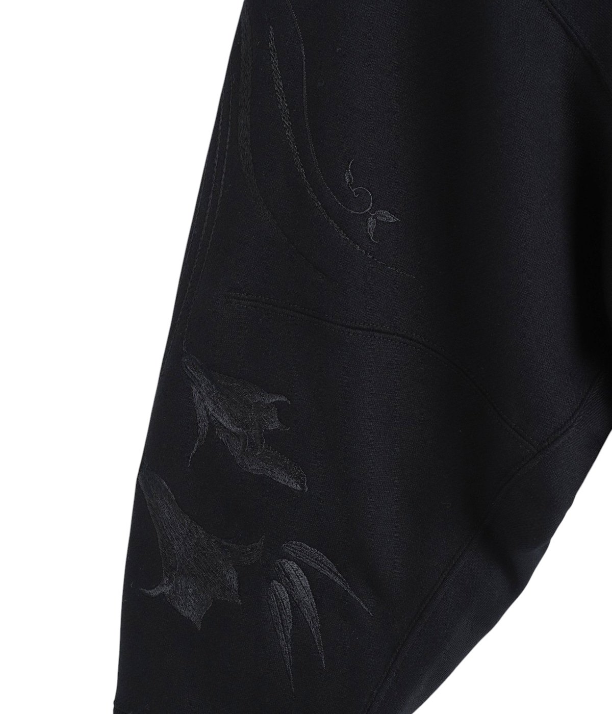 レディース】Floral Motif Embroidered Sweatshirts | Mame Kurogouchi