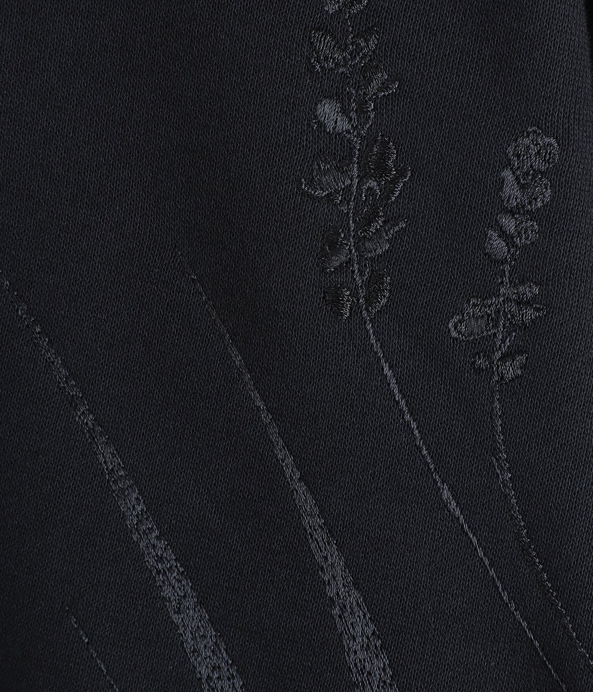 レディース】Floral Motif Embroidered Sweatshirts | Mame Kurogouchi
