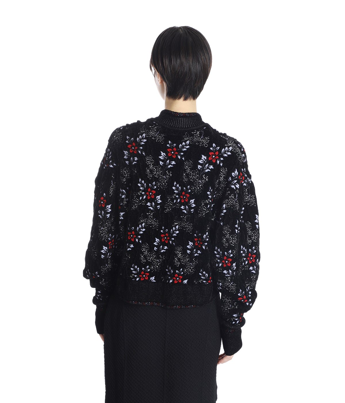 mame 今期 カーディガン Fur Knitted Cardigan - grey - Mame Kurogouchi