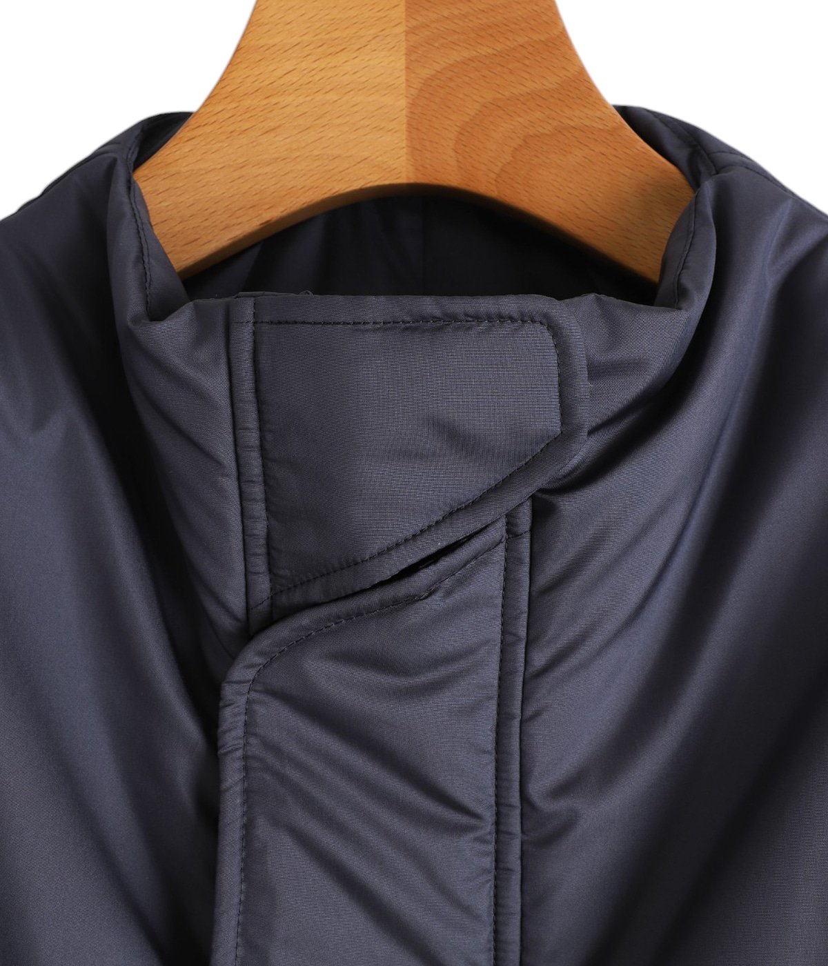 別注Cording Embroidery Jacket ブラック Cording Embroidery Collarless Flight Jacket-コーディングエンブロイ