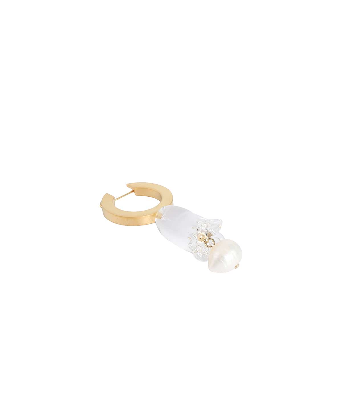 レディース】Floral Motif Glass Earrings | Mame Kurogouchi(マメ
