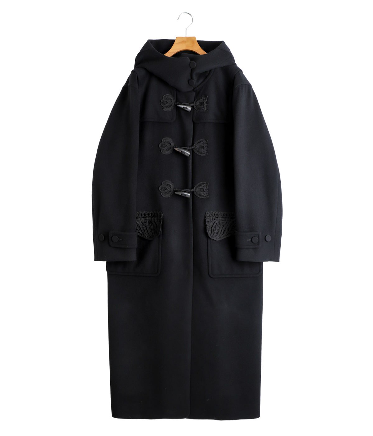 Mame Kurogouchi　マメ クロゴウチ　21aw コート レディース】Cording Embroidery Duffle Coat | Mame Kurogouchi(マメ