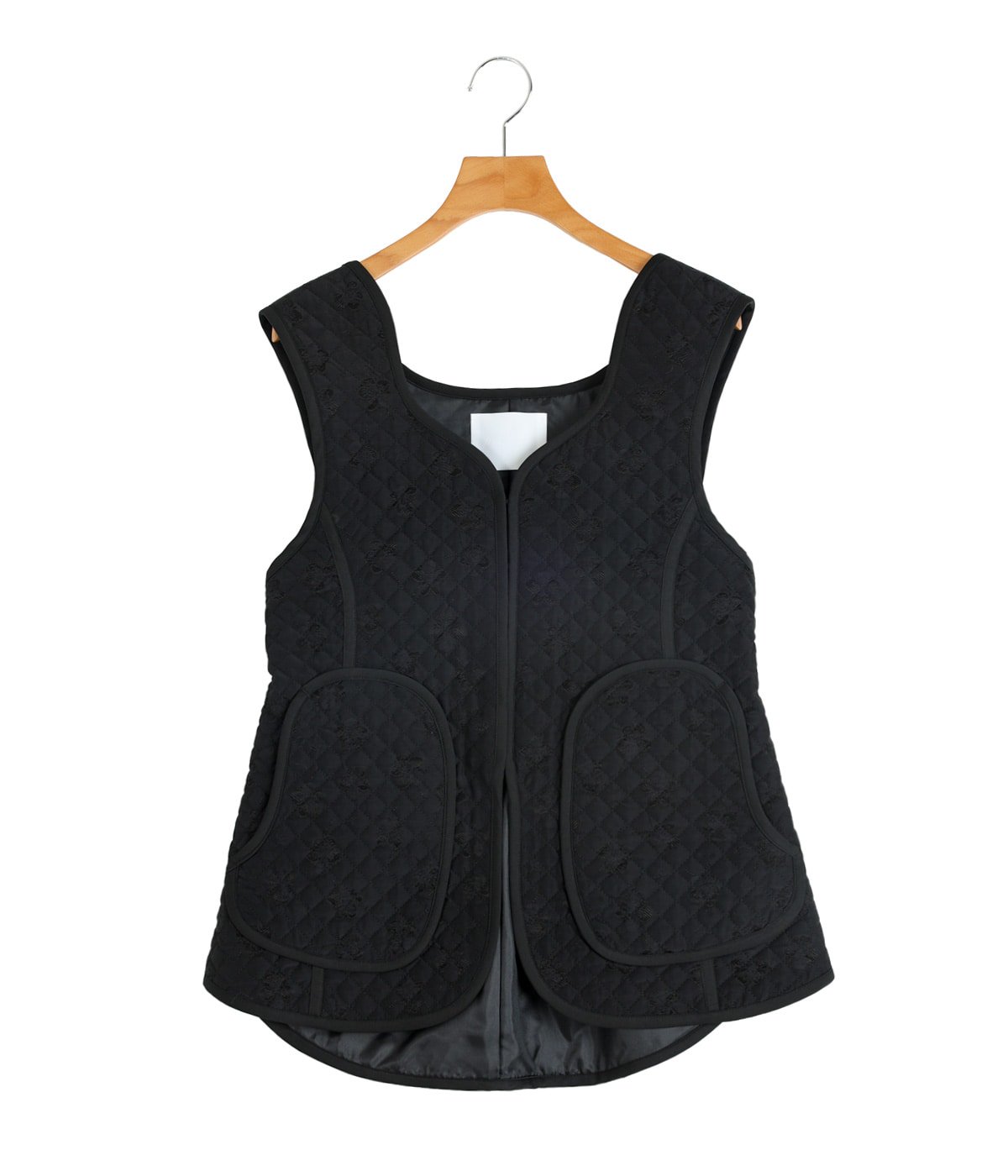レディース】Floral Jacquard Quilting Vest | Mame Kurogouchi(マメ