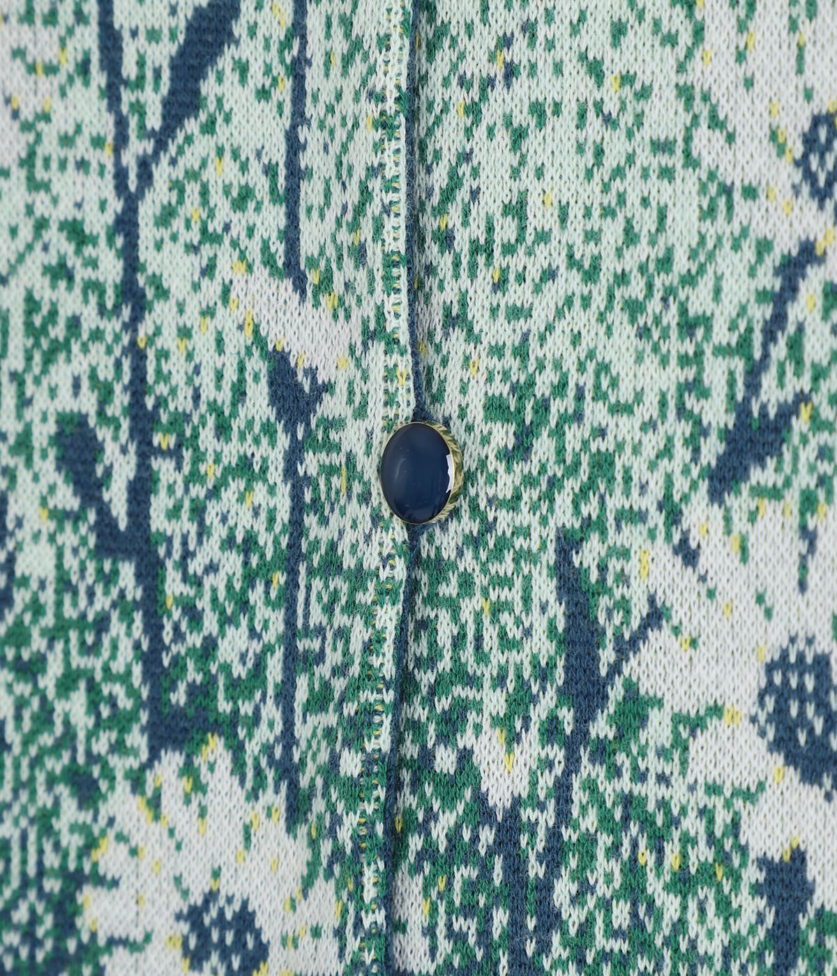 レディース】Floral Jacquard Graphic Knit Cardigan | Mame