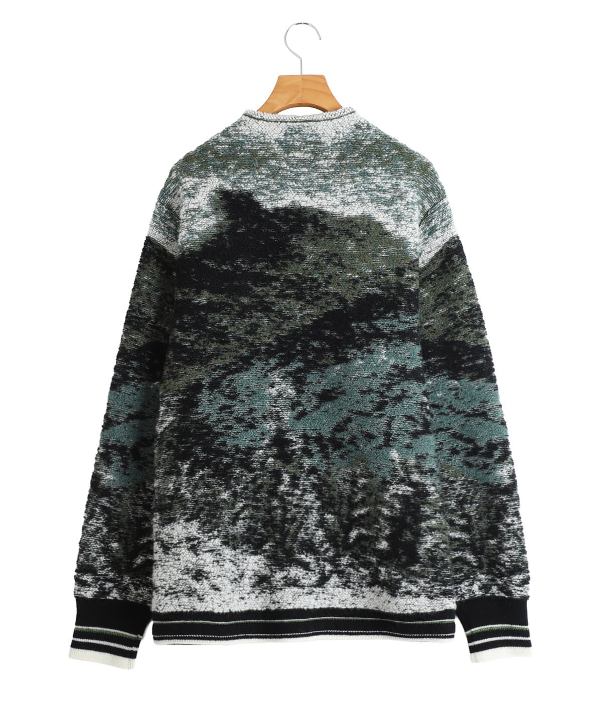 レディース】Pile Jacquard Half Zip Knit Top | Mame Kurogouchi(マメ