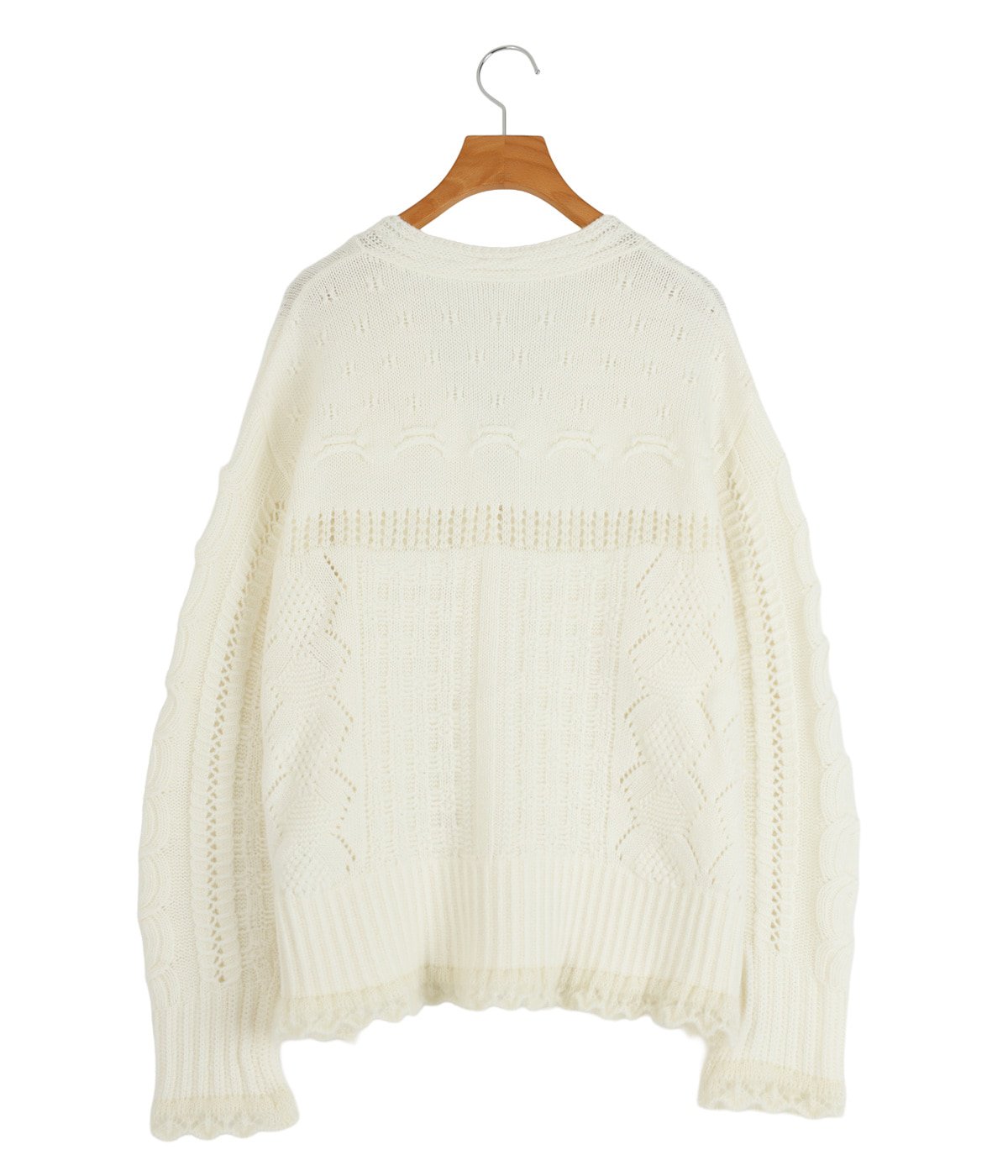 レディース】Wool Cable Knit Cardigan | Mame Kurogouchi(マメ