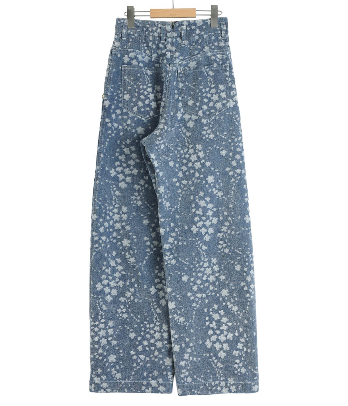 レディース】Floral Jacquard Denim Trousers | Mame Kurogouchi(マメ