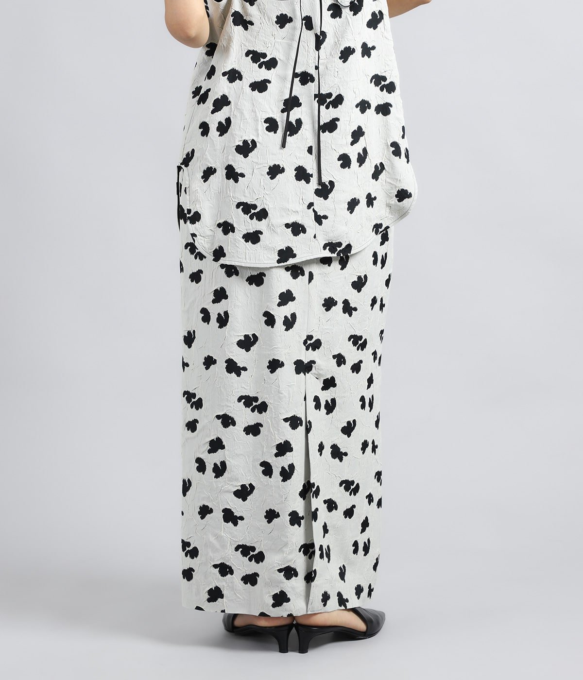 レディース】Double Layered Floral Jacquard Skirt | Mame Kurogouchi