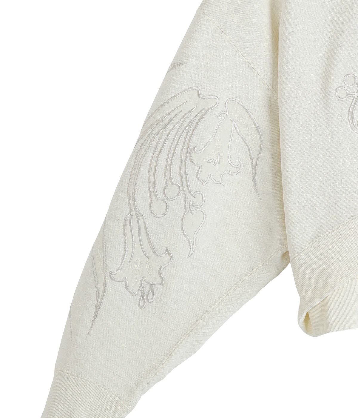 トレーナー+スウェット Floral Embroidery Short Sweat Top Floral Embroidery Short Sweat Top(1 ECRU): Mame Kurogouchi: WOMENS