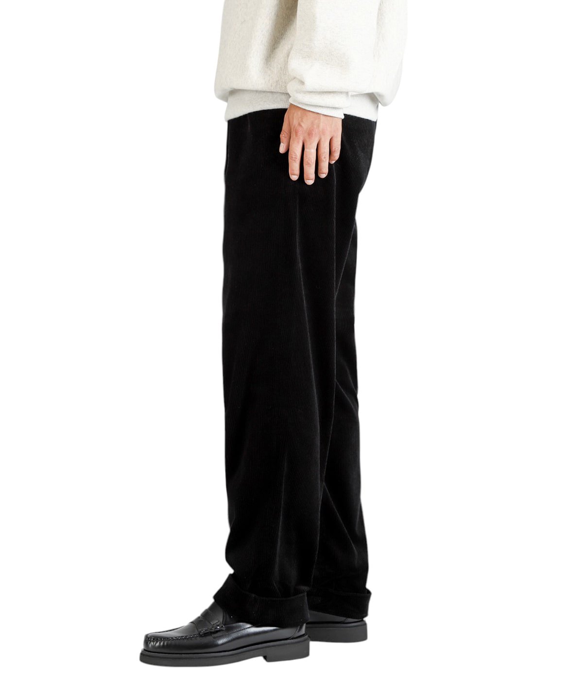 RALAXED FIT CORDUROY WHITMAN CHINO PLEATED PANTS | POLO RALPH