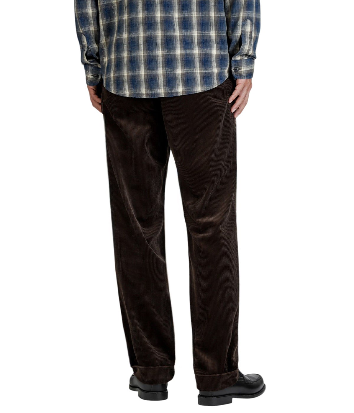 RALAXED FIT CORDUROY WHITMAN CHINO PLEATED PANTS | POLO
