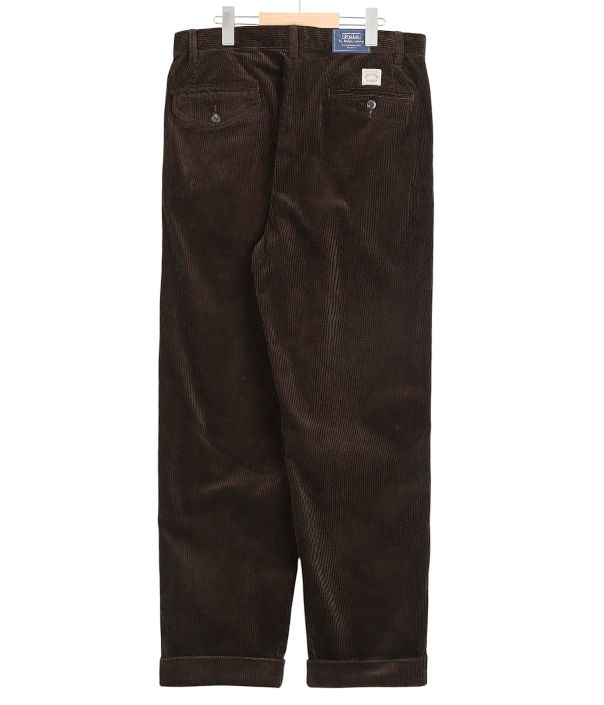 RALAXED FIT CORDUROY WHITMAN CHINO PLEATED PANTS | POLO RALPH