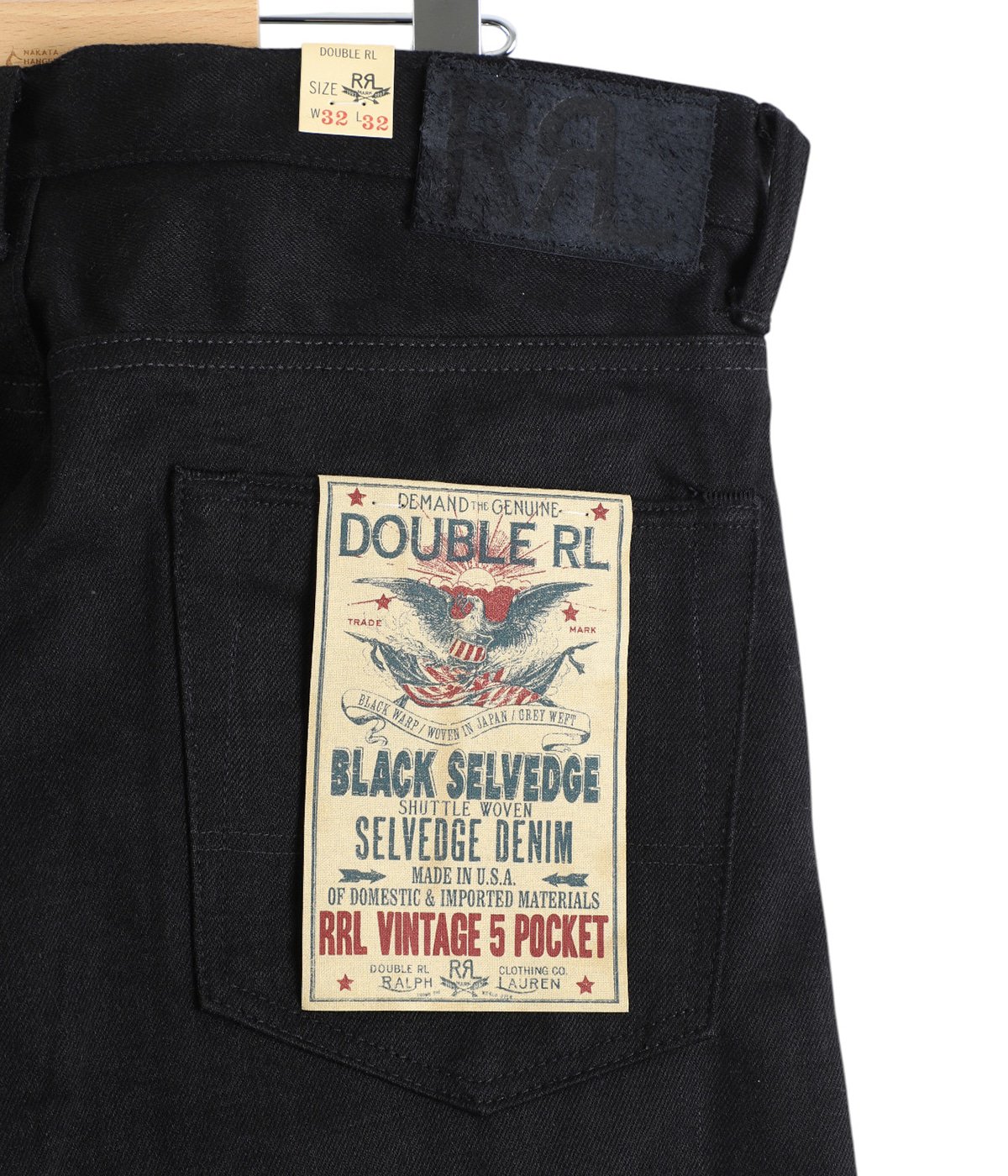 VTG 5 PKT-FULL LENGTH-STRAIGHT 3X1 SELV RHT DENIM | RRL(ダブル