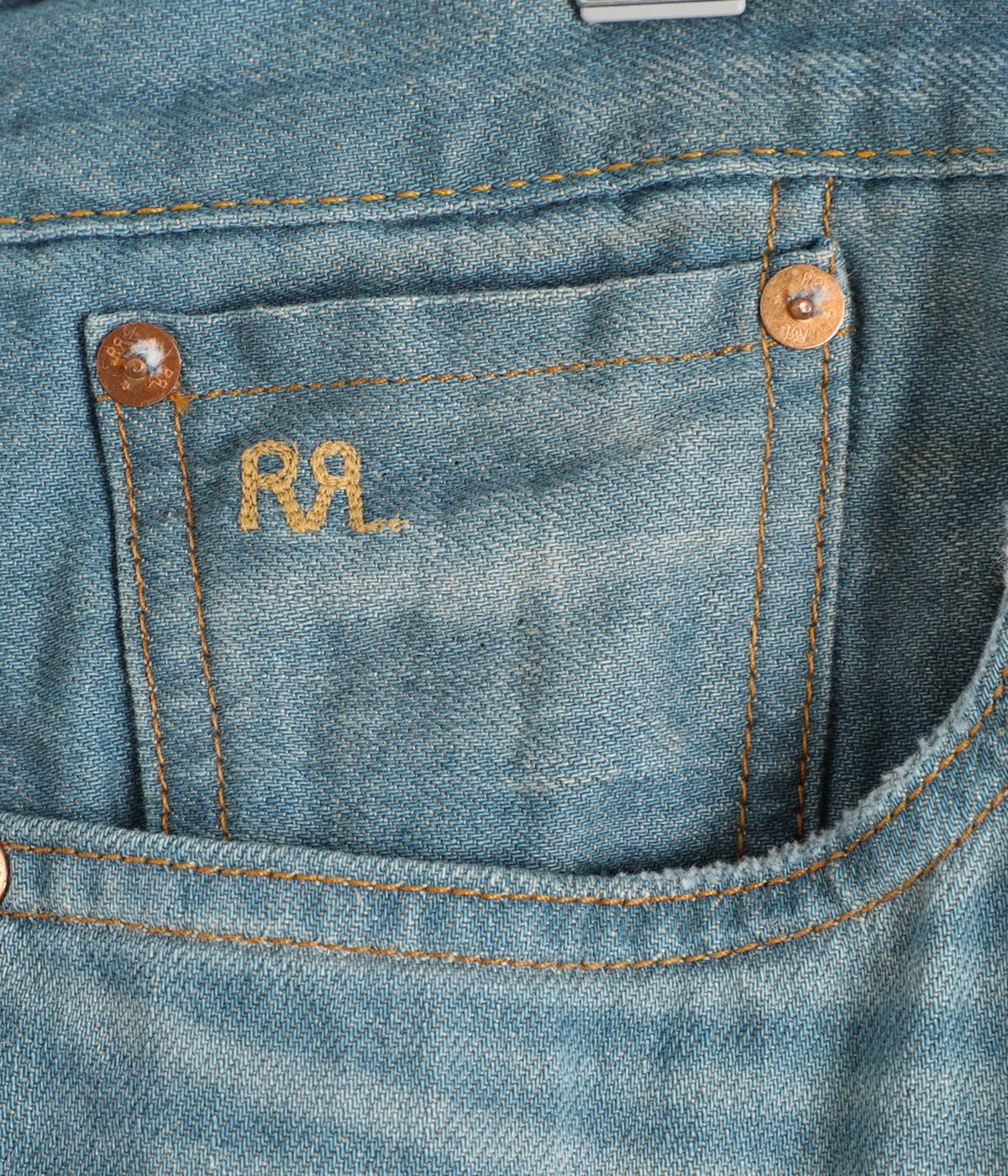 VTG 5 PKT-FULL LENGTH-STRAIGHT CTN/LINEN DENIM | RRL(ダブルアール