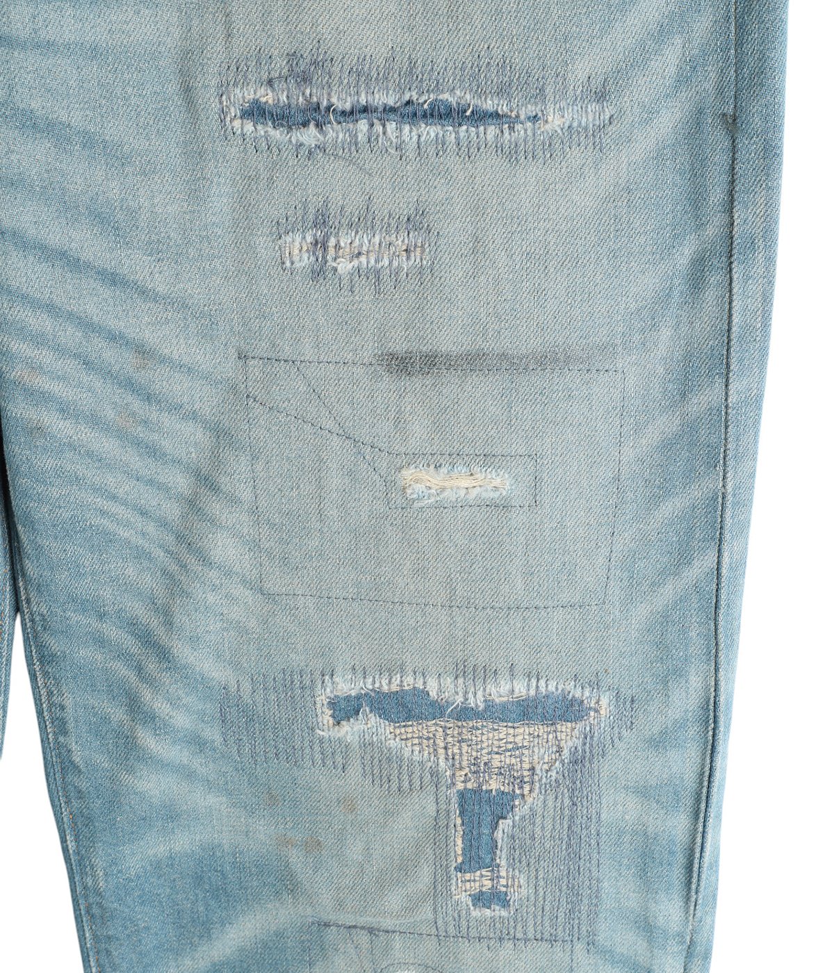 VTG 5 PKT-FULL LENGTH-STRAIGHT CTN/LINEN DENIM | RRL(ダブル