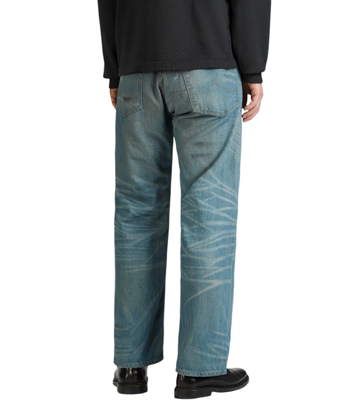 VTG 5 PKT-FULL LENGTH-STRAIGHT CTN/LINEN DENIM | RRL(ダブル