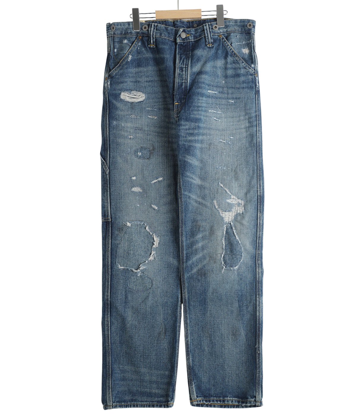 BRAYTON BK-FULL LENGTH-STRAIGHT CTN 3X1 WW DNM | RRL(ダブルアール