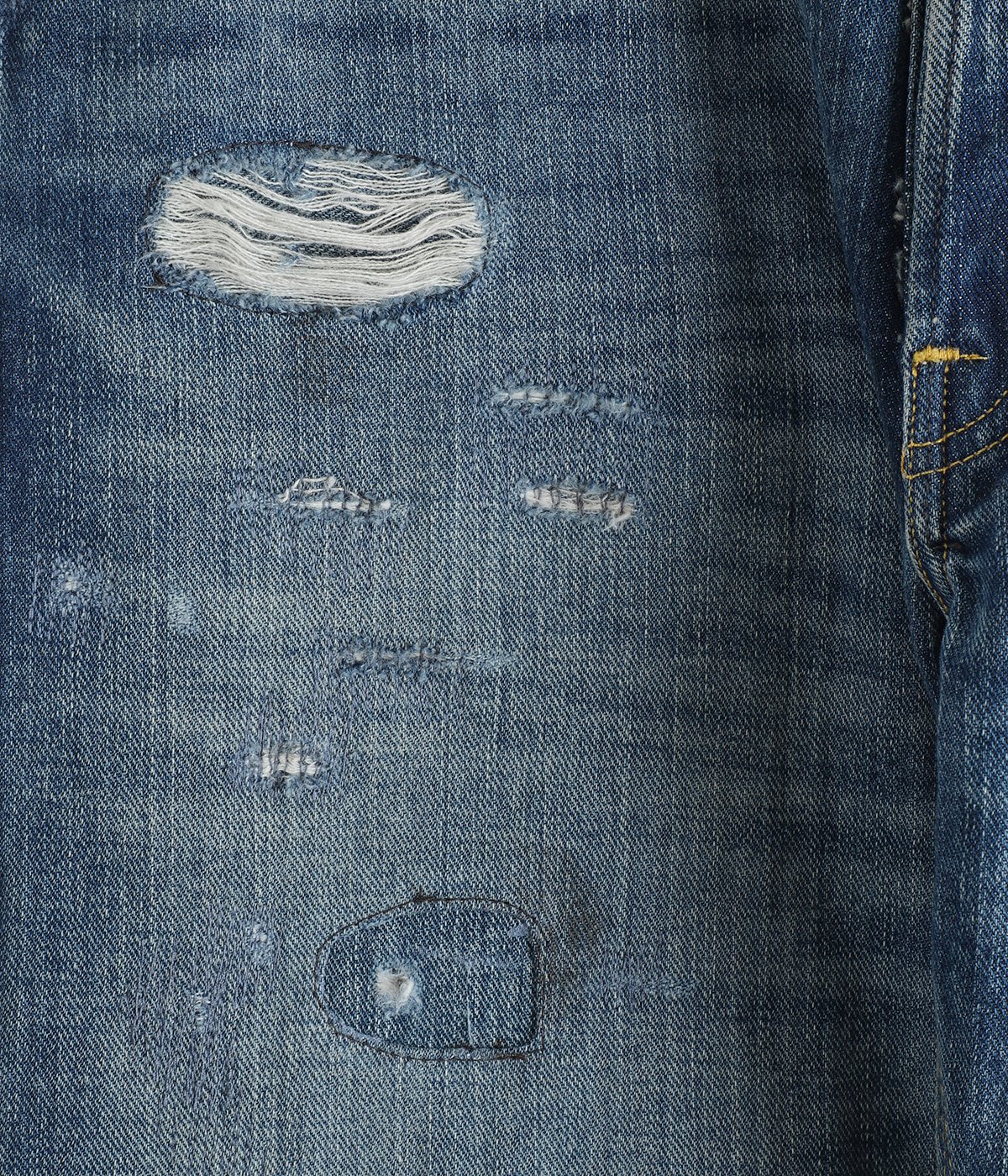 BRAYTON BK-FULL LENGTH-STRAIGHT CTN 3X1 WW DNM | RRL(ダブルアール