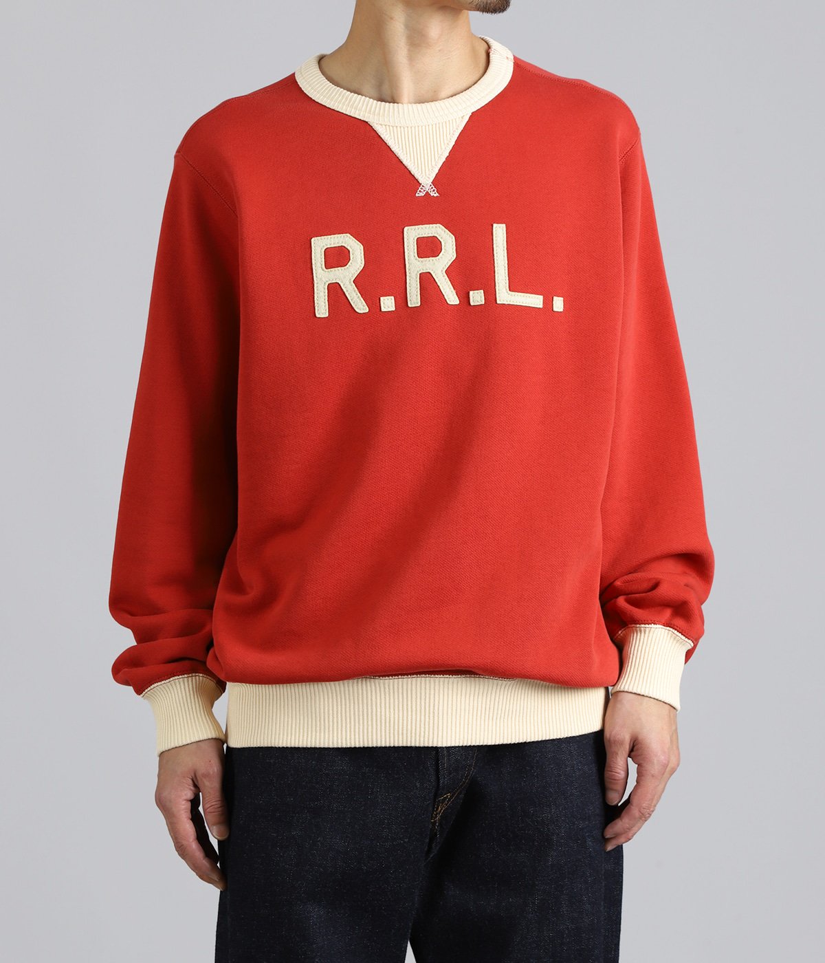 KNIT-PULLOVER-SWEATSHIRT COTTON TERRY | RRL(ダブルアールエル