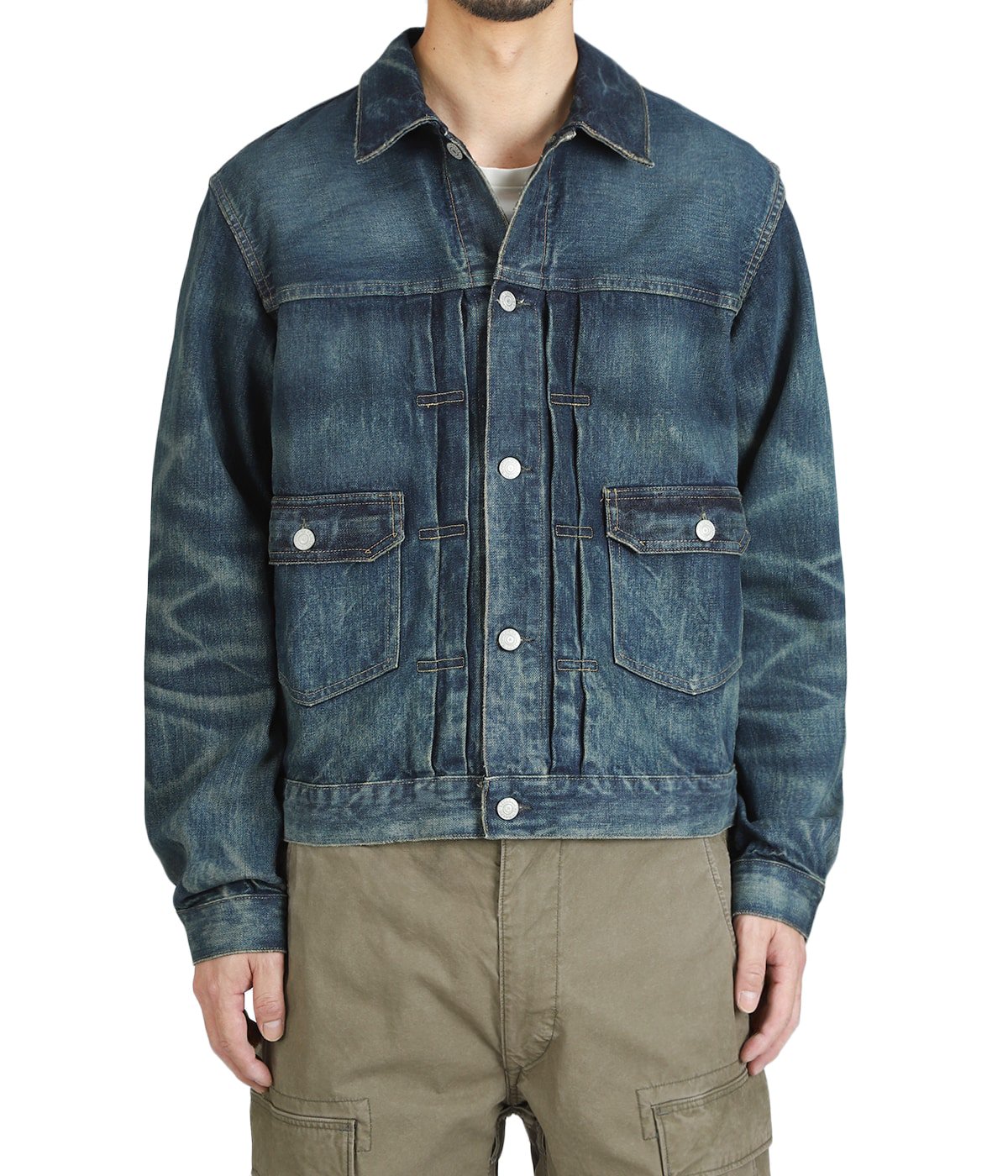 TYPE 2 JKT-UNLINED-TRUCKER JACKET 3X1 RHT DENIM | RRL(ダブルアール