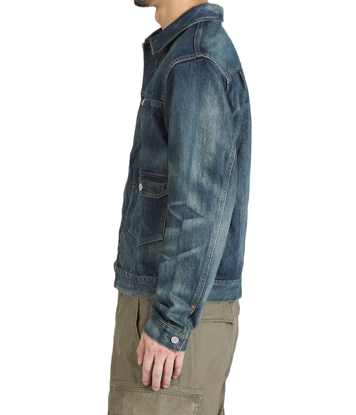 TYPE 2 JKT-UNLINED-TRUCKER JACKET 3X1 RHT DENIM | RRL(ダブルアール