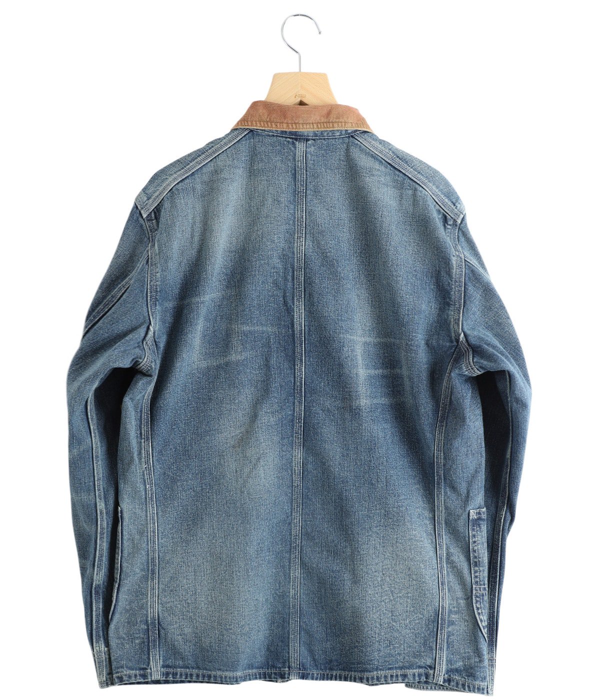 ジャケット・アウター Double RL Denim China Shirt Jacket RRL Double RL RALPH LAUREN Denim Jacket Made in USA three