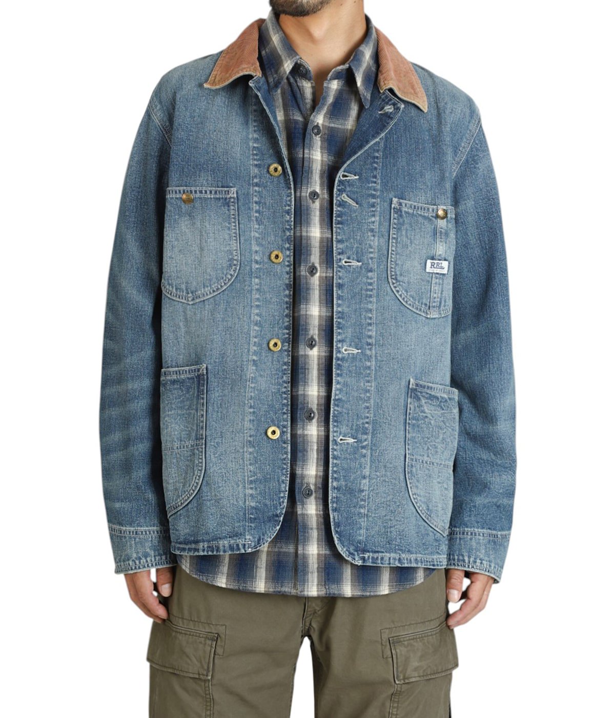 ジャケット・アウター RRL Denim Western Shirt Jacket M RRL Denim Western Shirt Jacket M