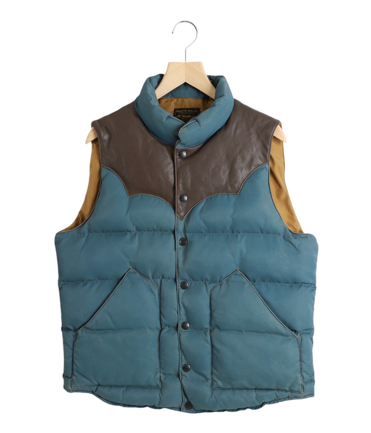 STONELY VEST-LINED-VEST NYLON/LEATHER | RRL(ダブルアールエル) / アウター ダウンベスト (メンズ)の通販  - ARKnets 公式通販