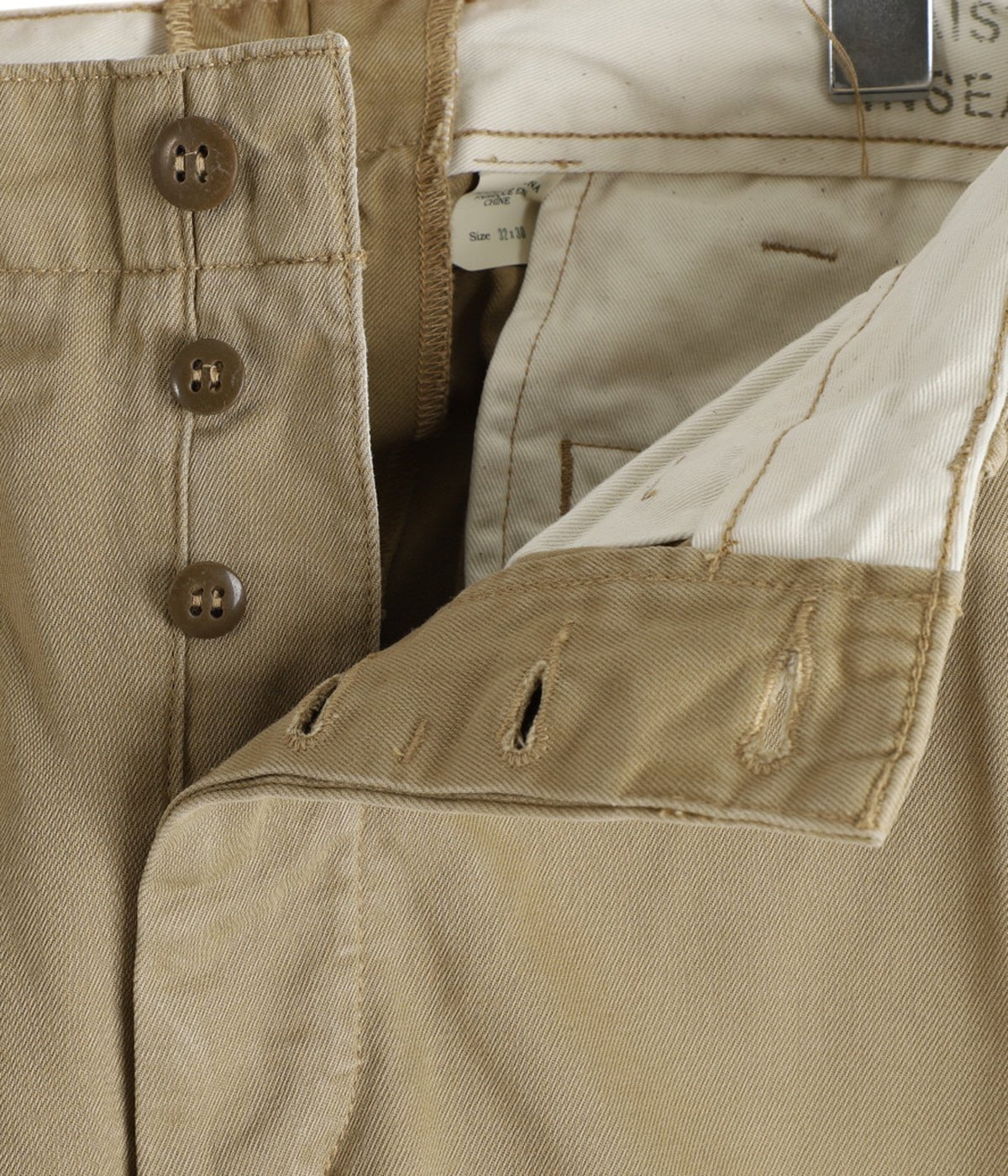 OFFICER'S-FLAT-PANT-CTN PIECE DYE TWILL | RRL(ダブルアールエル