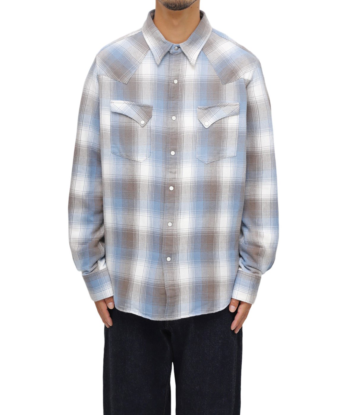 ALLEN WESTRN-LONG SLEEVE-SPORT SHIRT COTTON TWILL | RRL(ダブル