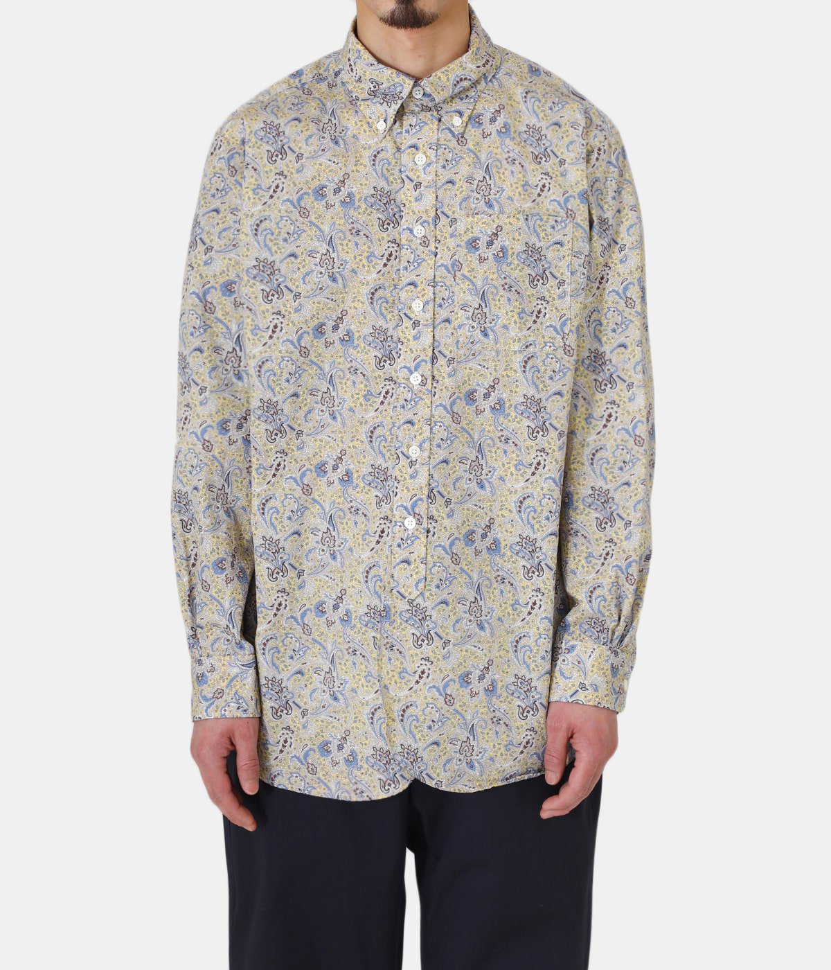 19 Century BD Shirt Cotton Paisley Shirting