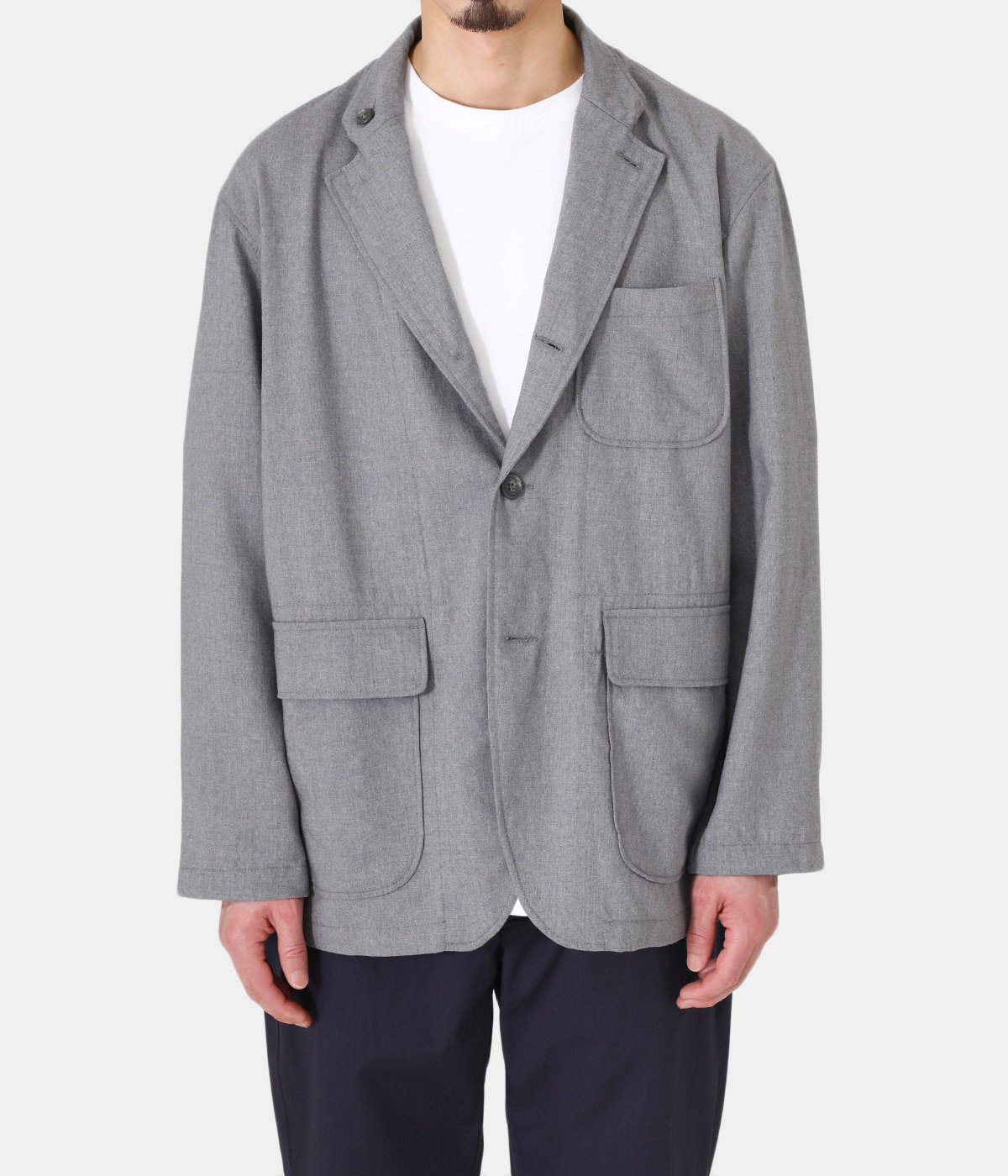 【春夏物】EG Loiter Jacket Grey Tropical Wool2023年春夏商品