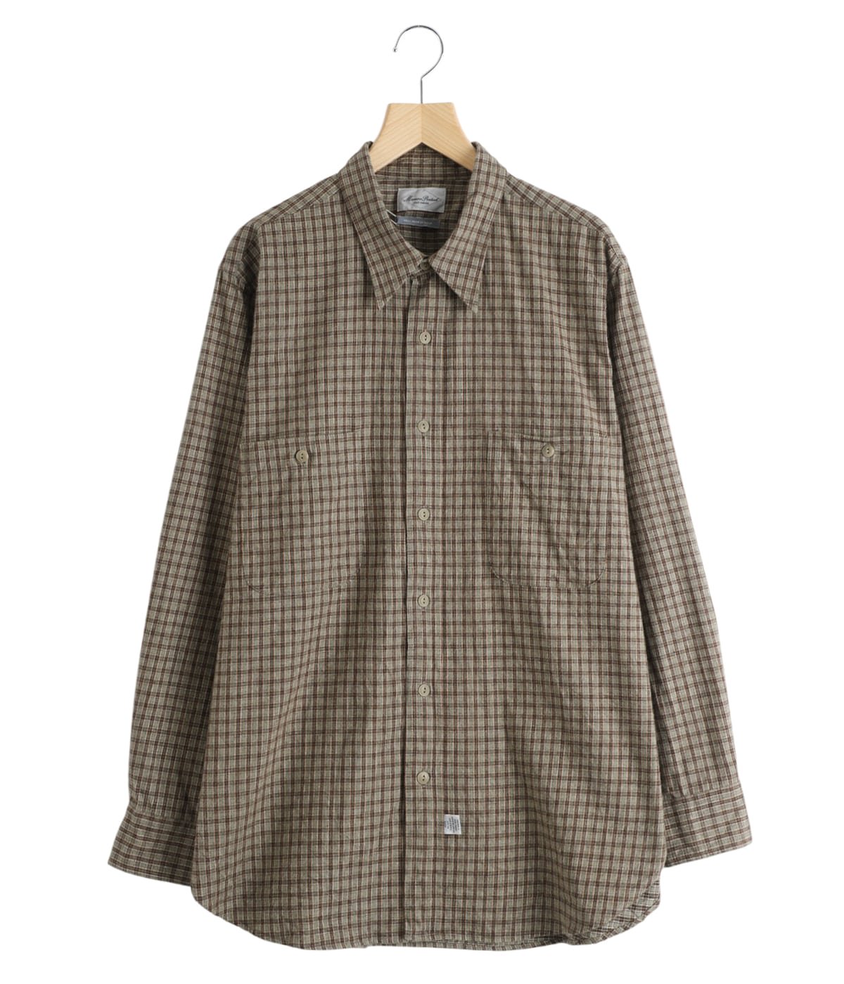 Marvine Pontiak Shirt Makers 長袖シャツ Military SH | Marvine Pontiak Shirt Makers(マービンポンティアック