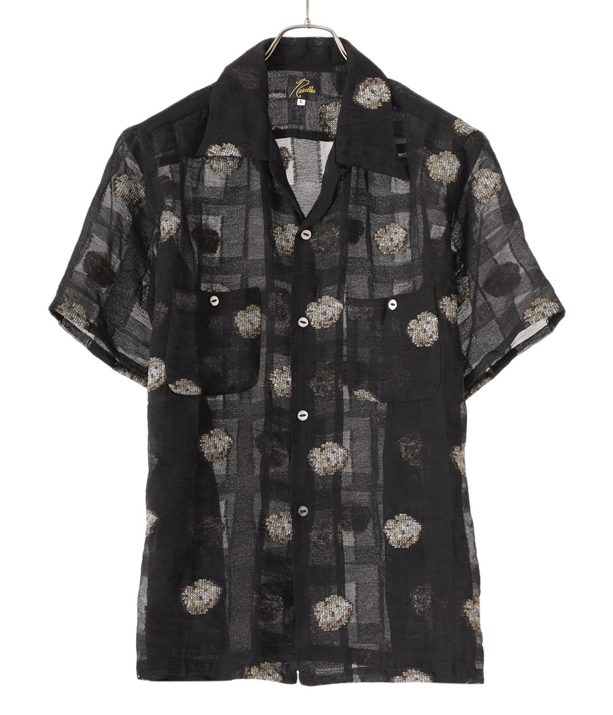 S/S One-Up Shirt - CU/C/N/PE Oriental Lame Jq. | NEEDLES(ニードルズ) / トップス  半袖シャツ (メンズ)の通販 - ARKnets(アークネッツ) 公式通販 【正規取扱店】