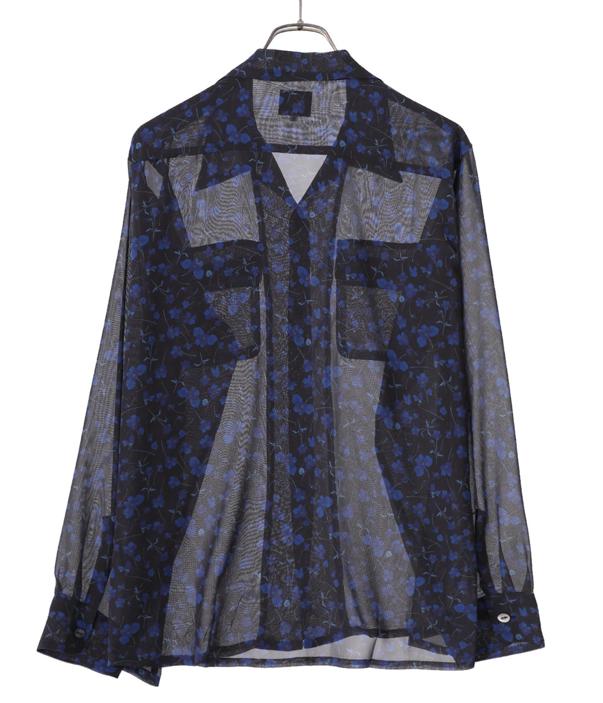 Classic Shirt - Poly Chiffon / Floral Printed | NEEDLES(ニードルズ