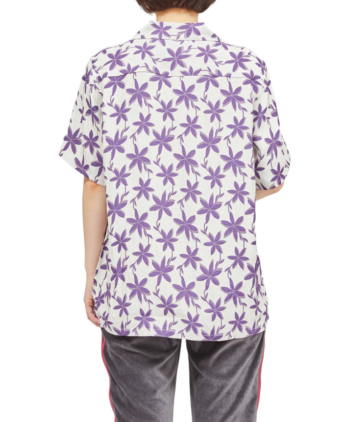 S/S One-Up Shirt - ACE/R Floral Jq. | NEEDLES(ニードルズ 