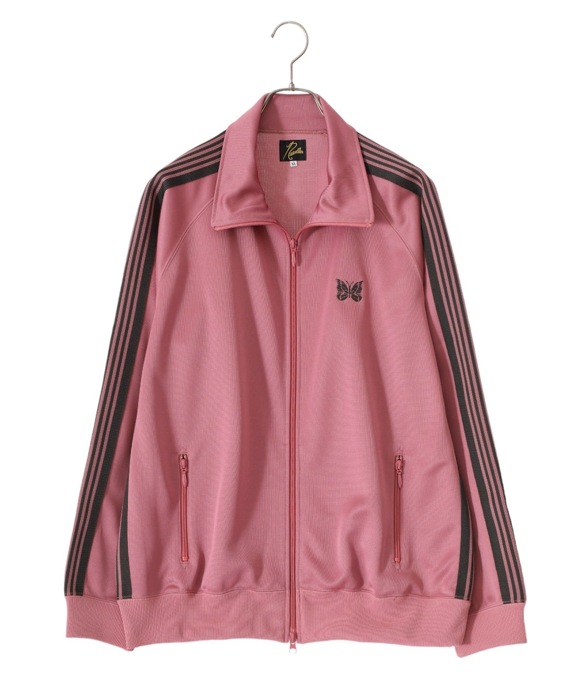 Needles Track Jacket XL BLACK × pink
